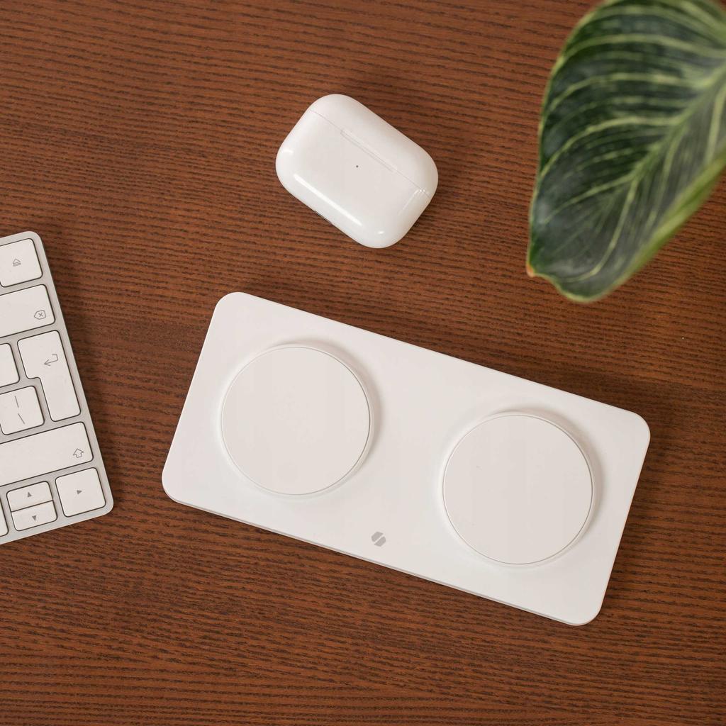 Sc Wireless Dual Charger Magcharge Wm3W White