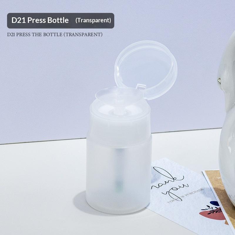 Nail Art Press Pump Bottle Leakproof Design Easy Press Dispensing For Home Diy Nail Care Salon Use