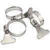 304 Stainless Steel Water Pipe Clamp Trachea Clamp Fixed Locking Clamp with Handle Throat Hoop Hand Twist Pipe Hoop Oil Pipe