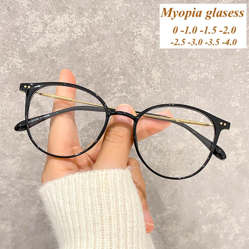 

Женские очки для близорукости, модные, модные, женские, мужские, очки для близорукости, готовые оптические очки для близорукости, диоптрии от 0 до -4,0