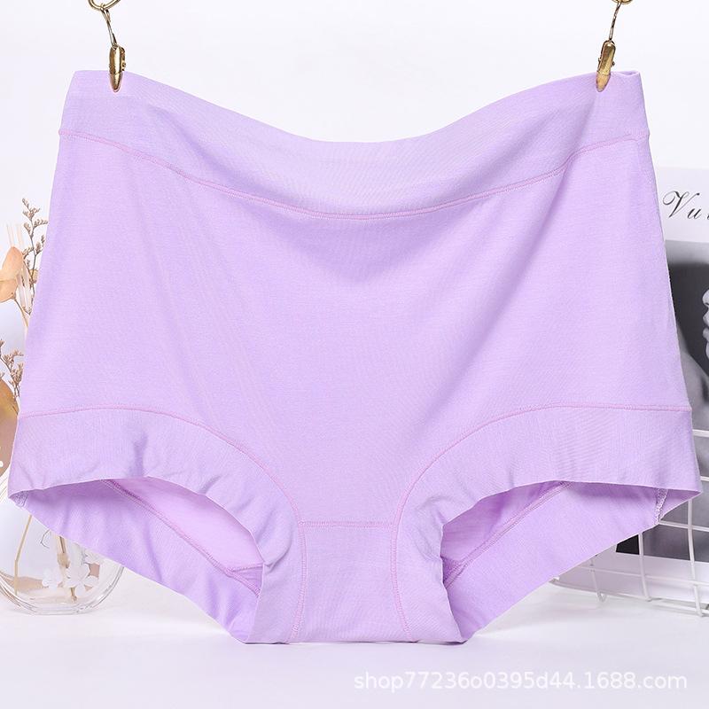 Large Size Women's High-waisted Underwear Is Soft and Breathable, Comfortable and Skin-friendly, Simple and Daily Panties