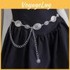 Bohemian Waist Chain Vintage Embossed Metal Pendant For Women Summer Fashion Accessory