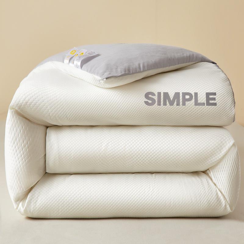 

Class A Soy Fiber Crinkle Quilt: Thickened Winter, Spring, and Autumn Comforter for Dorms 110x150cm, summer