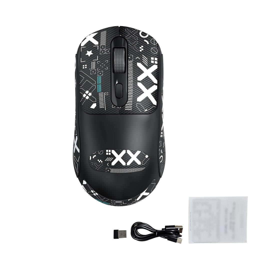 X8 Dual Mode Wireless Mouse with 500mAh Rechargeable Battery Gaming Mouse Black