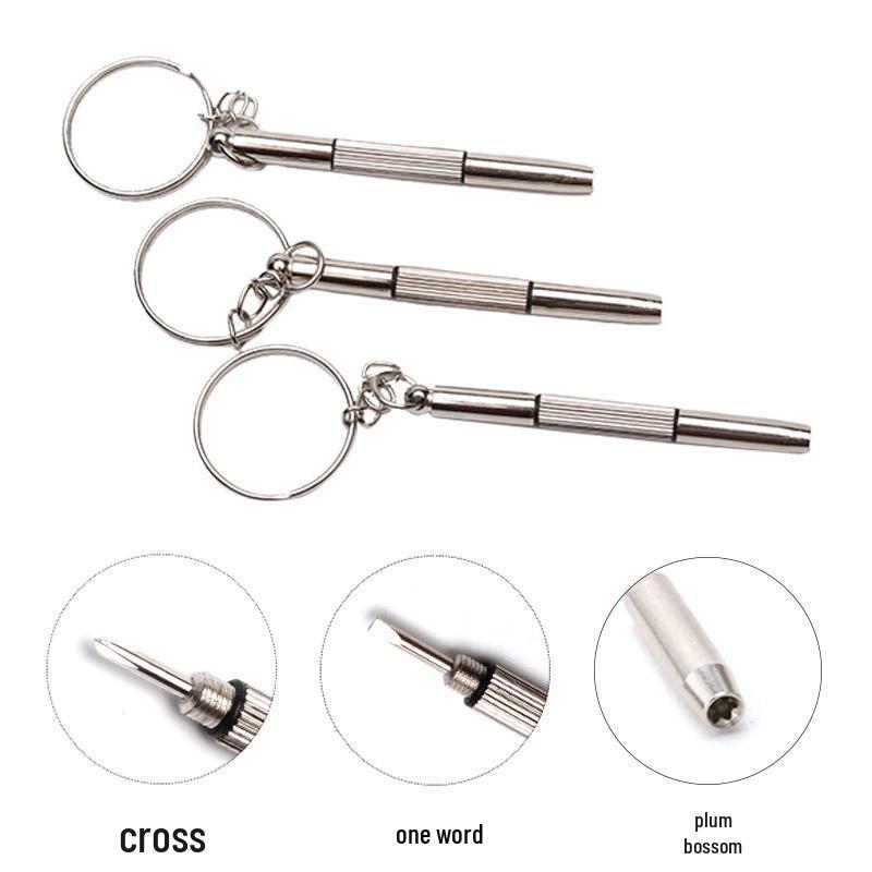 Screwdriver Trio: Portable Multitool for Watch Repairs and More