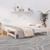 823449 vidaXL Bed Frame 120x200 Cm Solid Pine Wood