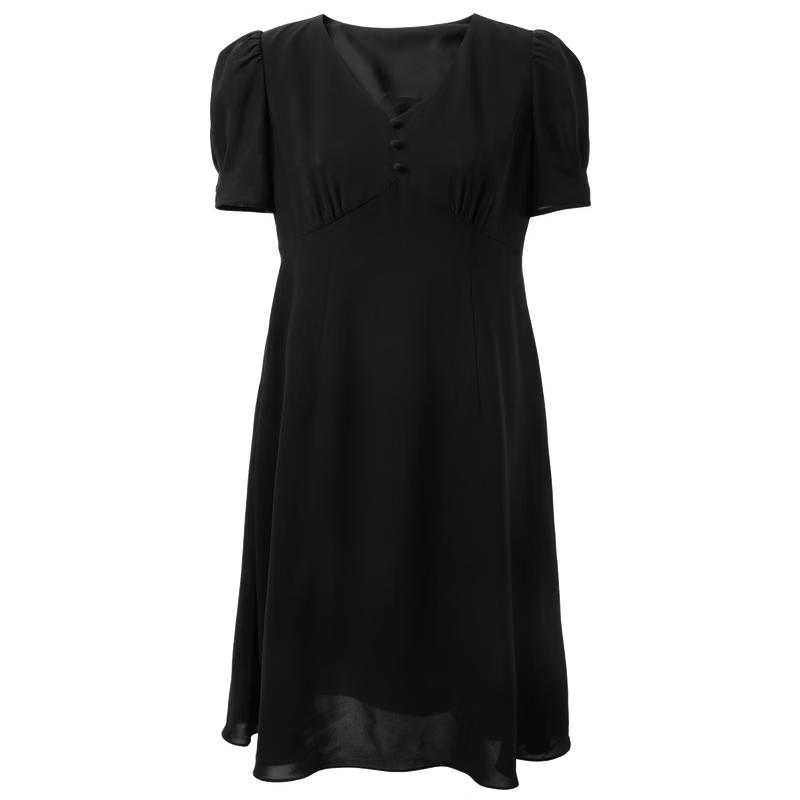 French Style A-line Little Black Dress