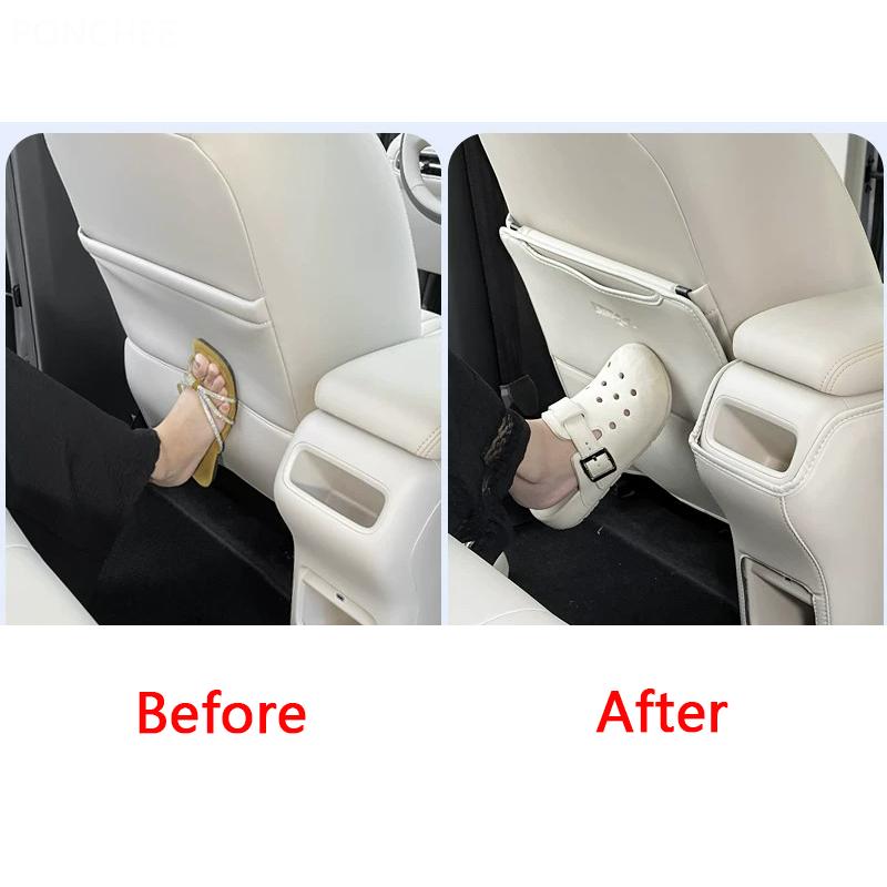 For Wuling Bingo S Bingo EV S 2025-2026 Back Seat Impact Protection Pad Central Armrest Chair Back Protection Pad Auto Supplies