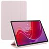 For Lenovo Tab M11/Xiaoxin Pad 11 2024 Case Leather+Silicone Tri-fold Stand Shell Tablet Cover