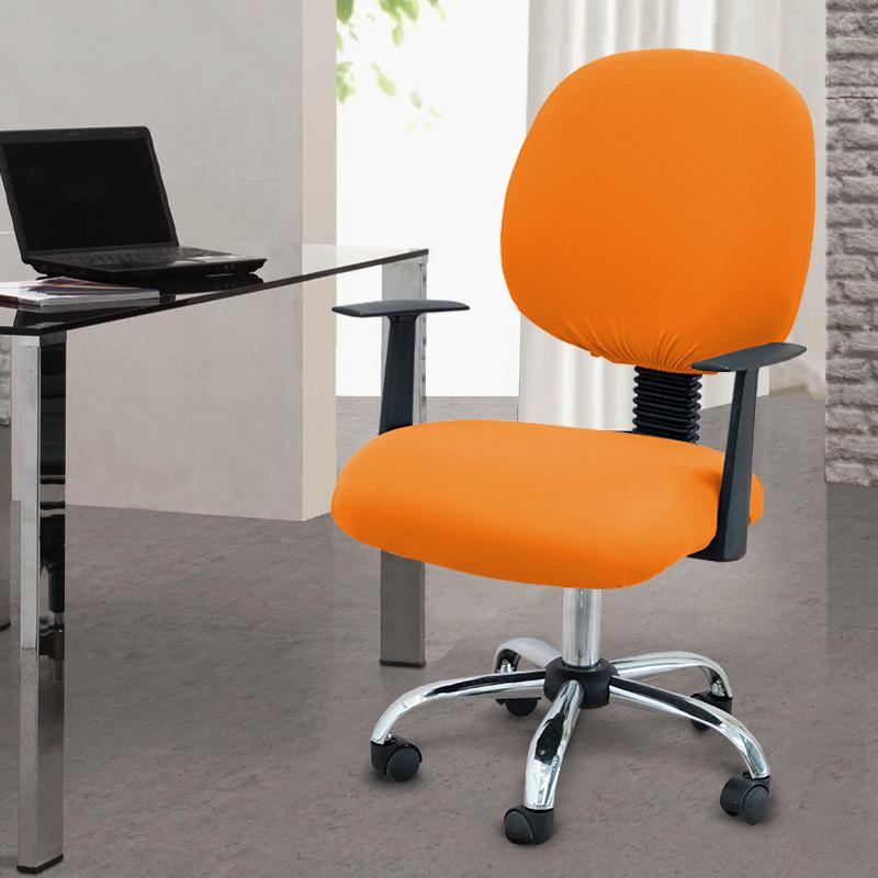 Two-Piece Computer Chair Cover Washable Executive Chair Cover For Computer Stretchable Seat Covers Computers Chairs