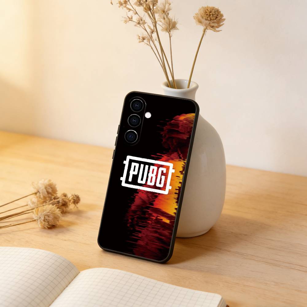 Game P-U-B-G Phone Case For Samsung Galaxy A73,A72,A71,A70,A53,A52,A51,Soft Silicone Black Cover Samsung a11