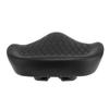 Bike Seat Cushion for Big Butt PU Leather Sponge Water Proof Wide Bike Saddle Seat for Electric Bikes Folding Bikes