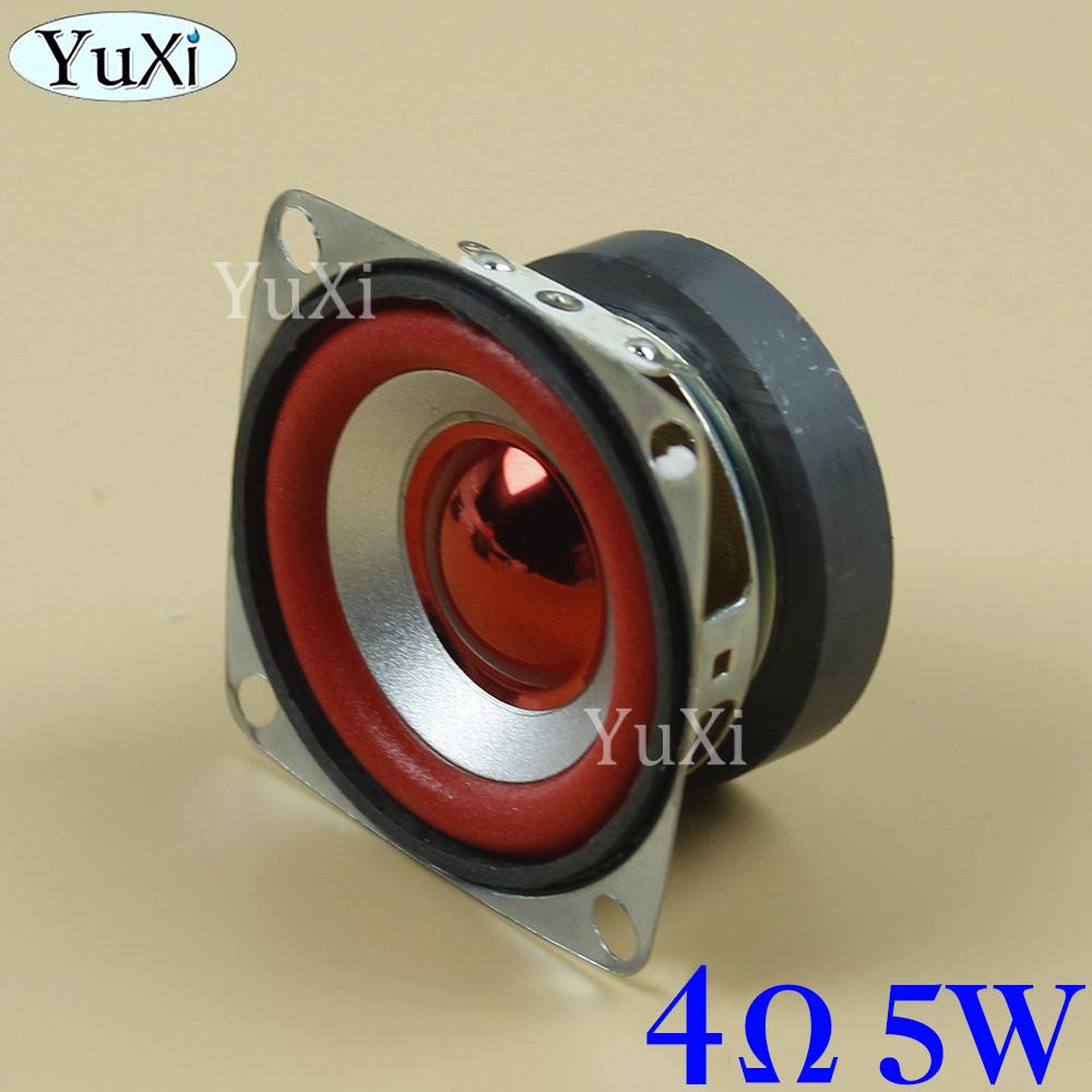 1Pc Full Frequency Speaker 5W 4Ohm Bluetooth Audio Radio External Magnetic Speaker 4Ohm 3W 53MM Square Loudspeaker