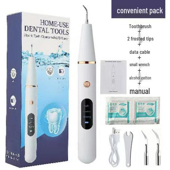 Ultrasonic 6-in-1 Electric Tooth Cleaner & Water Flosser