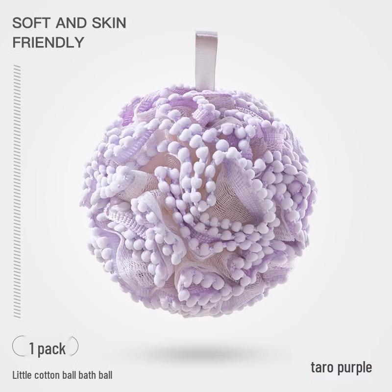 High-End, Durable and Soft Exfoliating Bath Ball for Men and Women – Large Size for Luxurious Bubbles