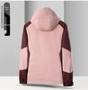 Unisex 3-in-1 Fleece-Lined Jacket Set, Detachable and Customizable with Logo