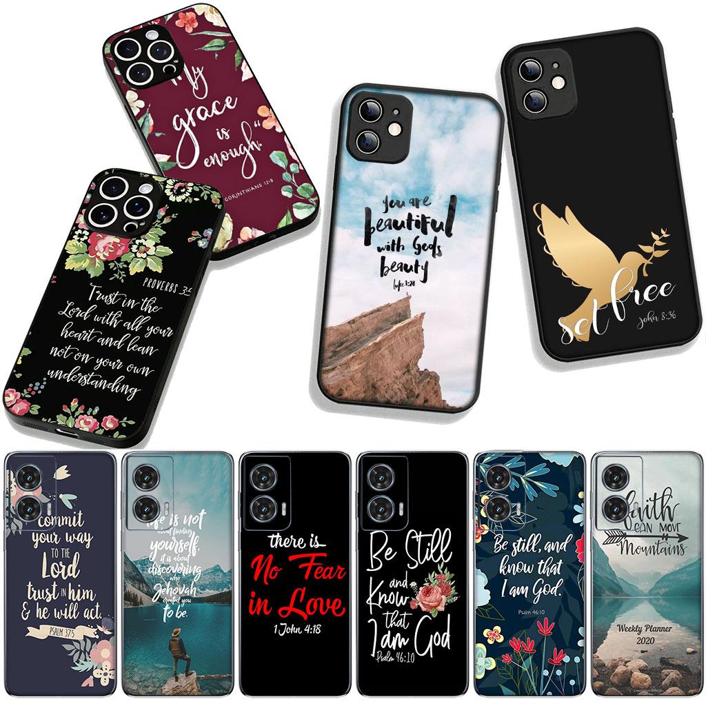 Jesus God Bible Verse Christian Phone Cover for Apple iPhone 16 15 14 Plus 13 12 Mini 17 Pro Max + ProMax 16E Air Case