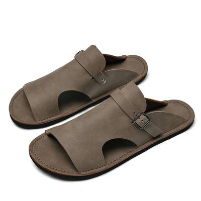 Neue Sommer Herren Modische Flip-Flops Flachabsatz Leicht Bequem Atmungsaktiv Strandsandalen Business Hausschuhe Größen 38-47