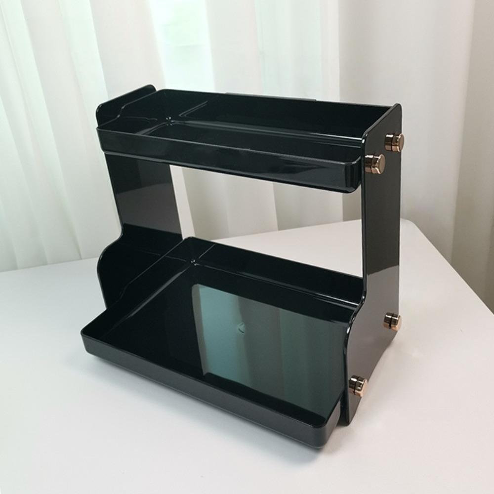 

Anime Figurine Organizer Cosmetic Storage Rack Display Tray Makeup Table Organizer Perfume чёрный