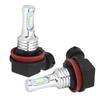 Akozon 2pcs H8/H11 80W 8000K LED Fog Light Ice Blue 12-24V Universal + H11+Fog+Light+Bulb
