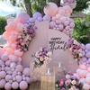 China Macaron Wedding Party Decoration Supplies Latex Ballon White Gold Pink and Blue Balloon Garland Arch Kit