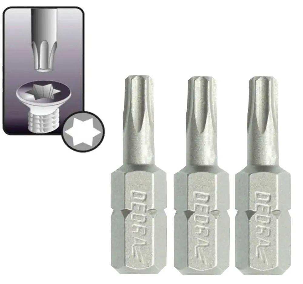 Dedra 18A03T400-03 Bit Set 3 Pieces 25Mm