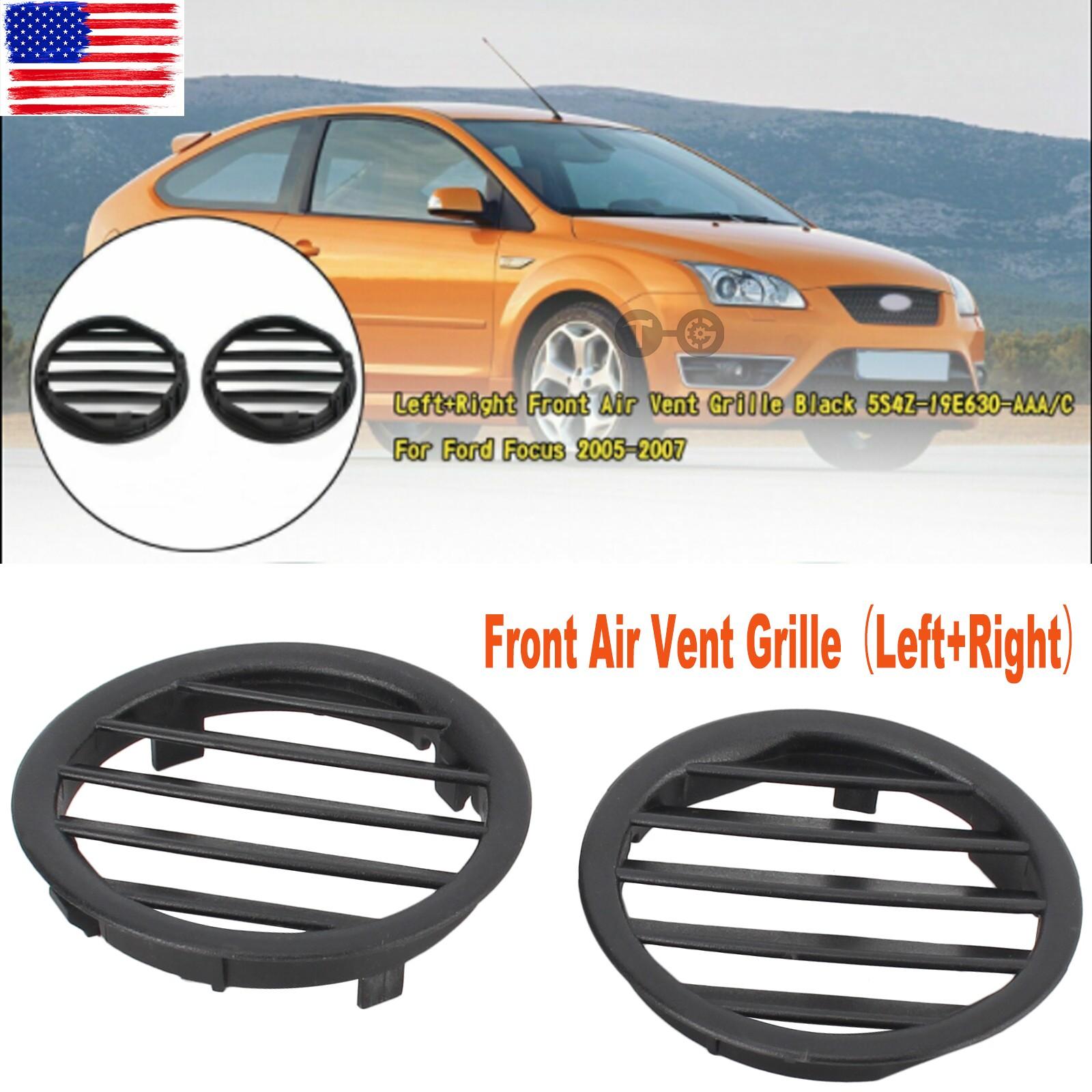 2 шт. левая и правая для Ford Focus 2005 2006 2007 передняя решетка вентиляционного отверстия черная