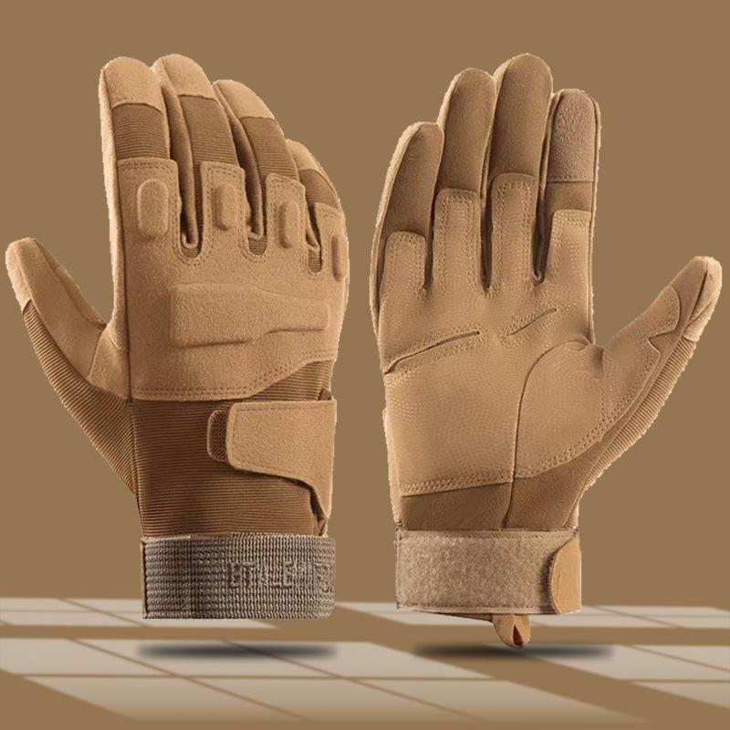 Tactical Gloves Full Finger Men's Outdoor Sports Mountaineering Anti-skid Military Fans Fighting Combat Mountaineering