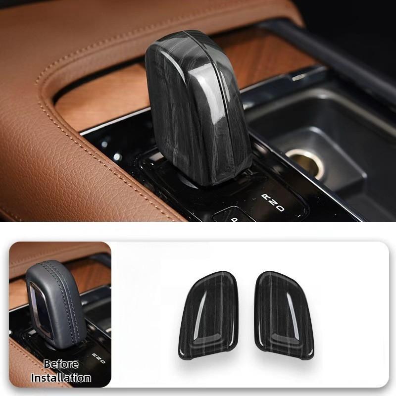 For Volvo XC40 XC60 XC90 S90 2020-2025 ABS Car Console Gear Shift Knob Head Protection Trim Shift Gear Trim Auto Accessories