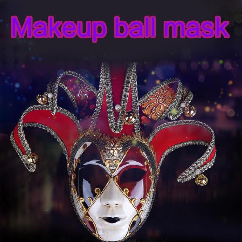 Masquerade Mask for Women Halloween Mask, Halloween Cosplay Eyemask Masquerade Full Face Mask Accsessory