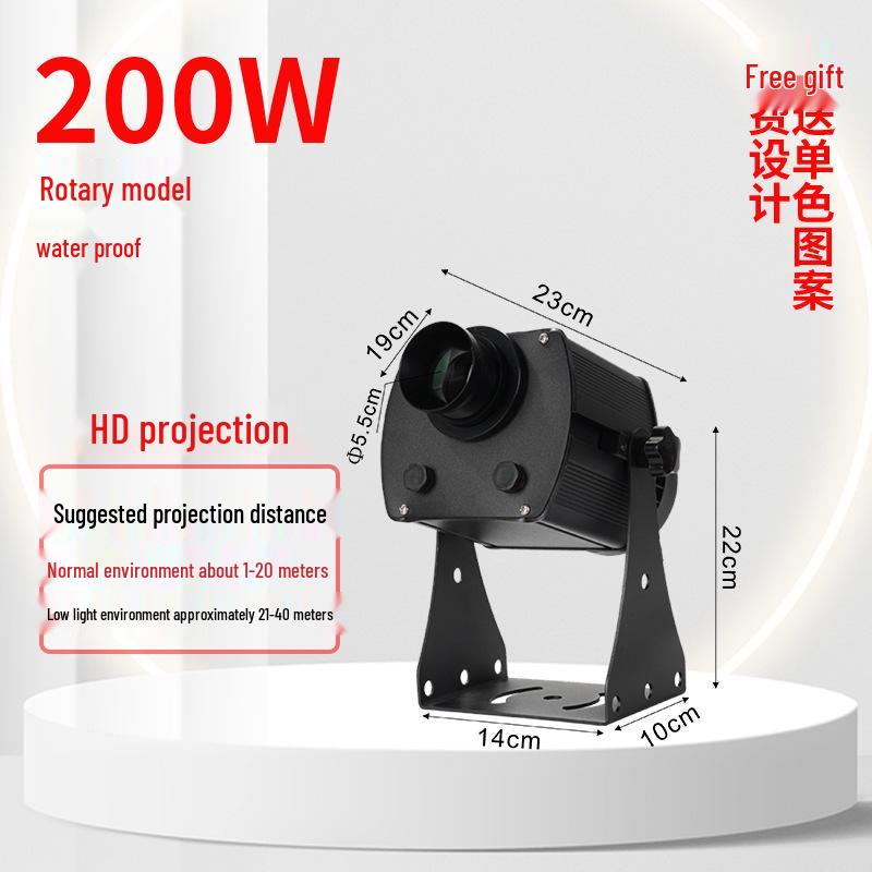 Outdoor Pattern Projection Light - Industrial Warning & Decorative Lighting