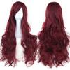 30 Colors 80cm Long Curly Hair Wig Heat Resistant Synthetic Hair Pink Green Hairpiece Party Cosplay Wigs for Women