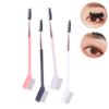 Double Headed Eyebrow Brush Steel Needle Eyelash Comb Contouring Eye Brow Eyeliner Makeup Brushes Eyes Blending Cosmetic Brushes