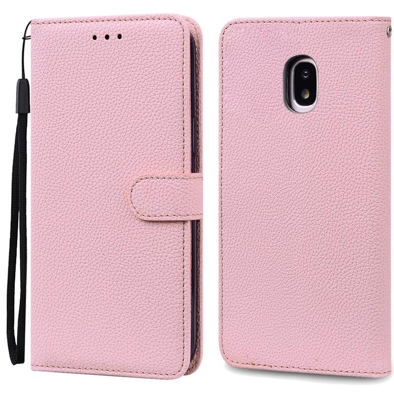 

Кожаный чехол-книжка для Samsung J3 2017, чехол-кошелек для Samsung Galaxy J3 2017, чехол J330 SM-J330F J 3 2017, чехол Fundas Etui Samsung J3 2017 J330 розовый