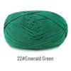 Su He 4-Strand Combed Cotton Yarn for Handmade Knitting: DIY Milk Cotton for Dolls, Cushions, and Blankets.