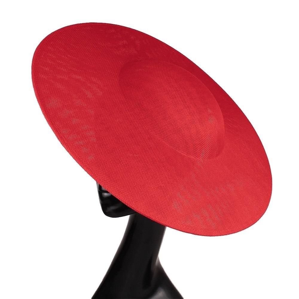 Jednokolorowa Siatkowa Kapelusz Szerokie Rondo Maskaradowy Cylinder Moda Vintage Fasynator Kapelusz Dziewczynka