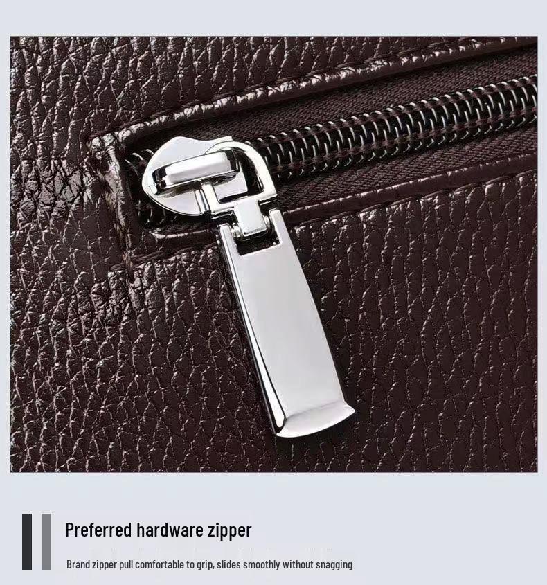 Hochwertige Herren-Crossbody-Tasche aus PU-Leder für Pendler