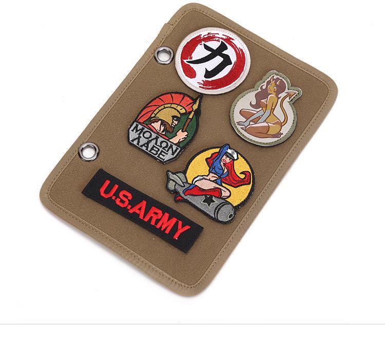 Tactical Velcro Armband Organizer with Double Loop and Storage Patch