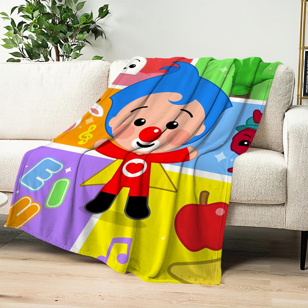 P-Plim Niedliche Decke Bequem hautfreundlich weich Sofa Wohnzimmer Bett Schlafzimmerdecke geeignet für Reisen und Geschenke