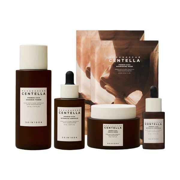 SKIN1004 Probio-Cica Slow Aging 3 Step Skincare Set Toner Ampoule Cream