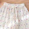 Girls' Summer Mosquito Proof Pants Polka Dot Loose Wide Leg Pants Girls' Summer Clothes Breathable Air-conditioned Pants