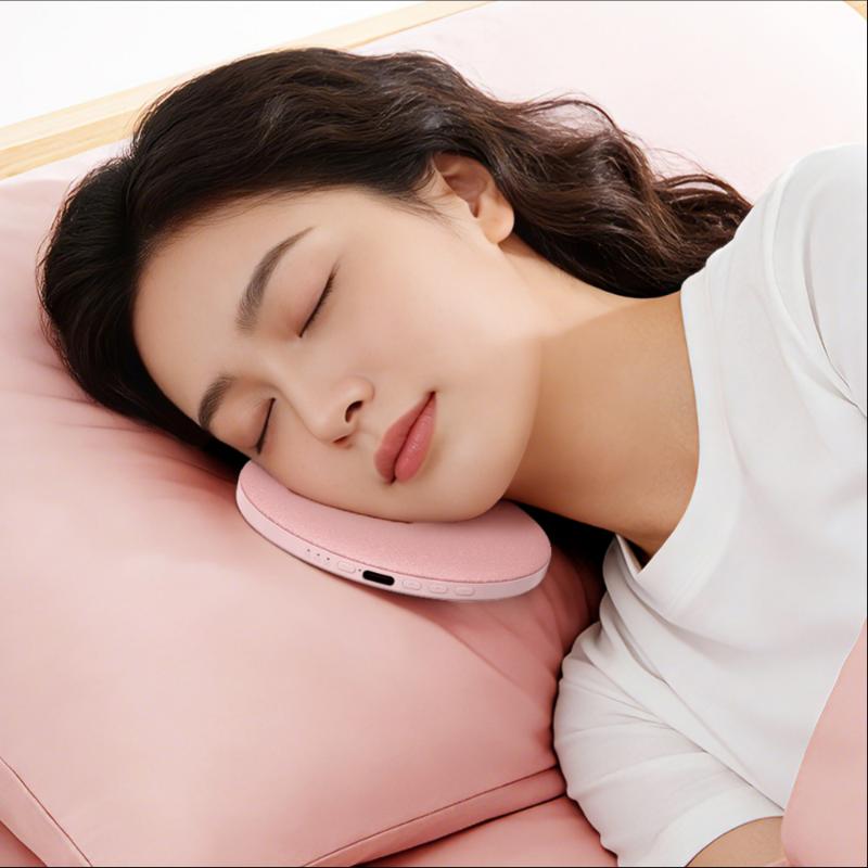 Timer-Controlled Under Pillow Bluetooth Sleep Speaker Portable Audio Soft Relaxation Sleeping Sleep Aid Device Pillow Speaker