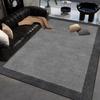 Minimalism Grey Geometric Carpet for Living Room Modern Light Luxury Decoration Home Rugs for Bedroom Non-slip Large Floor Mats