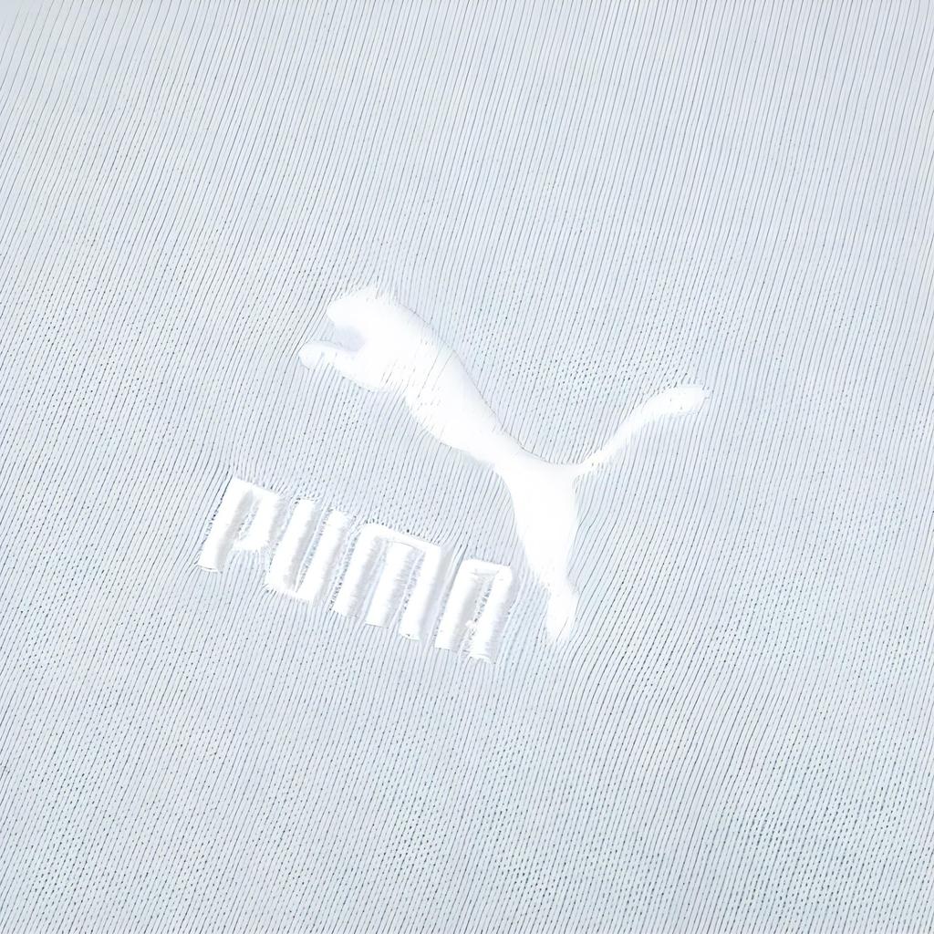 Puma Classics Lounge Girl Cropped Rundhals-Sweatshirt Damen Sweatshirt Platingrau 625167-80