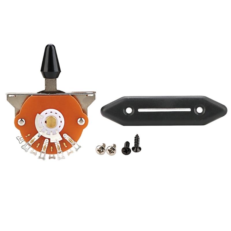 Electric Guitar 5 Way Pickup Selector Switch Guitar 5 Way Toggle Switch with Plastic Tip Guitar Pickup Lever Switch 1