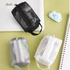 Mini Mesh Zipper Cosmetic Bag: Large-Capacity Portable Storage for Coins, Keys, Cards, and Lipstick