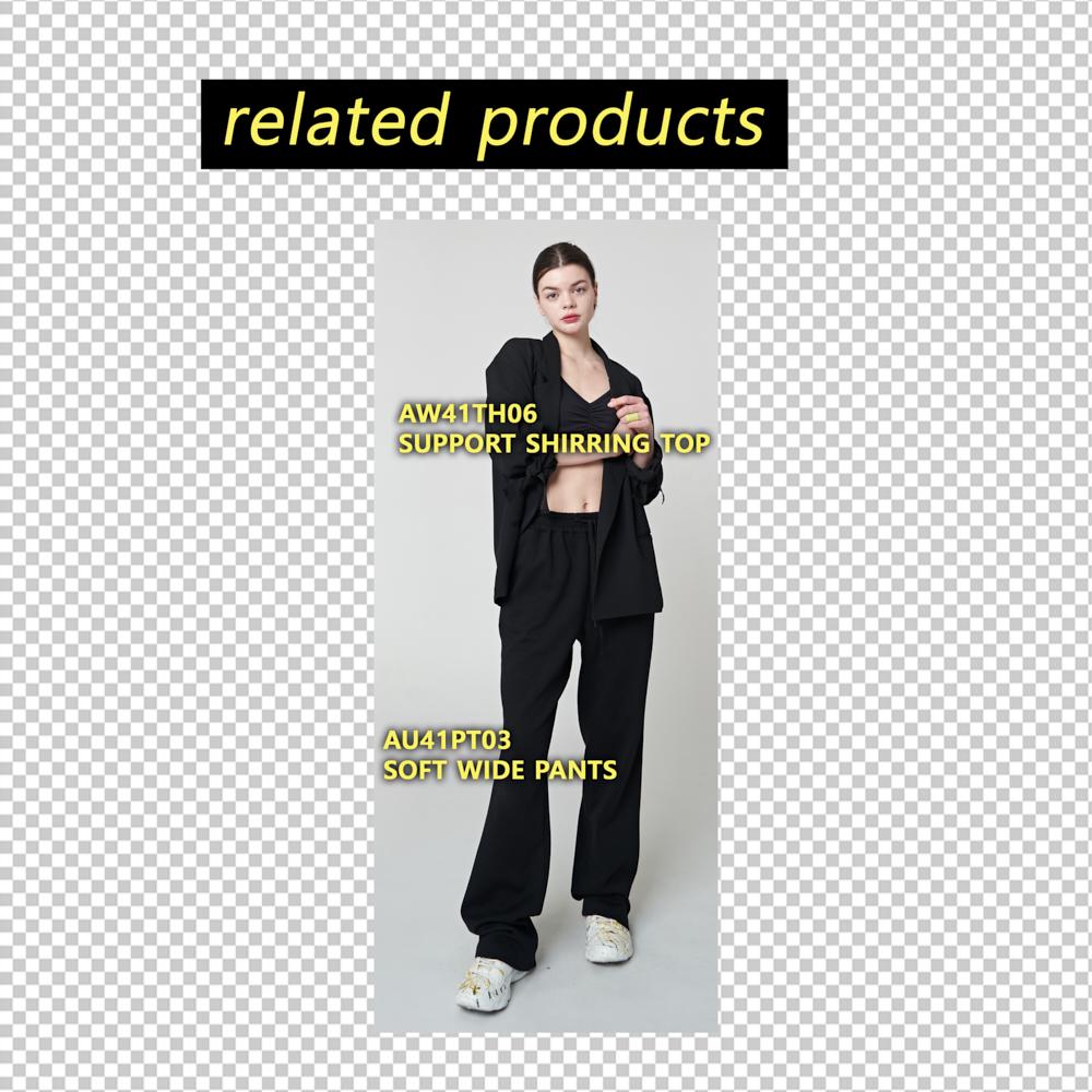 ATHPLATFORM Au41Pt06 Flared Sweatpants_Black