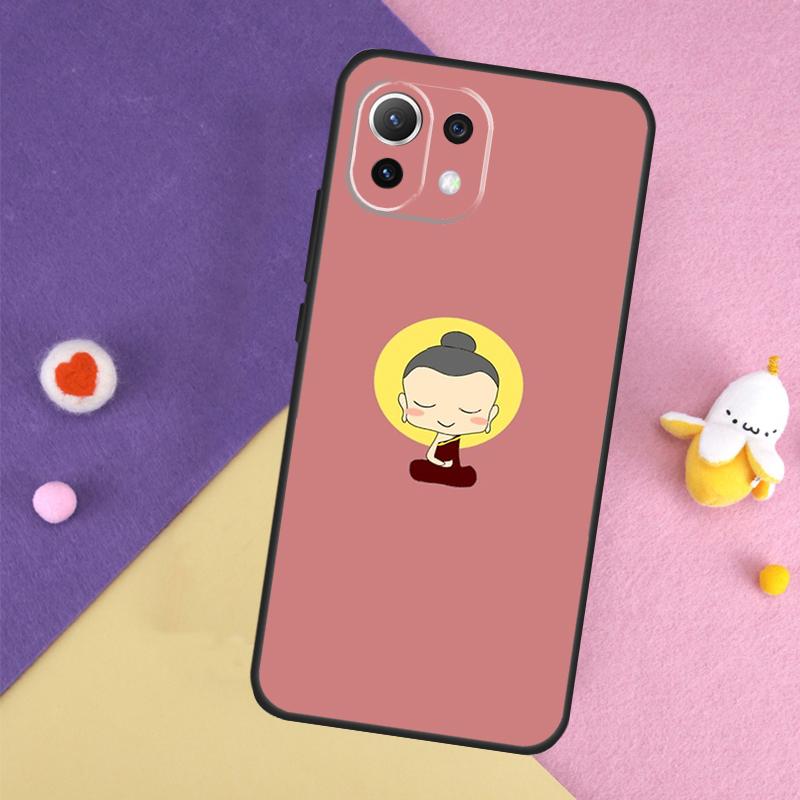 

Милый Будда Монах Дзен Буддизм Чехол Для Xiaomi 15 13 14 Ultra 14T 11T 12T 13T Pro POCO X7 Pro X3 X5 X6 F5 F6 M6 Pro Обложка POCO X6 Pro