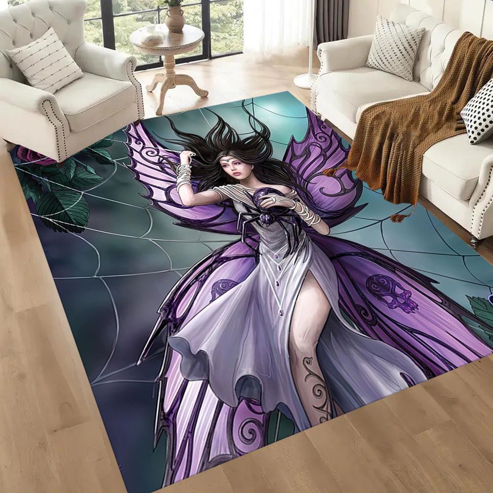 Gothic Style Floor Rug Office Rug Suitable for Playrooms Decorate Room Balcony Game Room Antislip Carpet Office Home Decor Gift for Festivals
