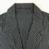 ABAHOUSE Striped Tailored Jacket Men’s L Navy White(USED)